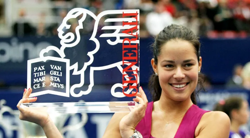 Ana Ivanovic a câștigat turneul de la Linz