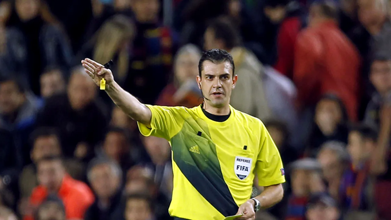 Viktor Kassai arbitrează Real-Bayern. Brigadă din Italia la Leicester-Atletico