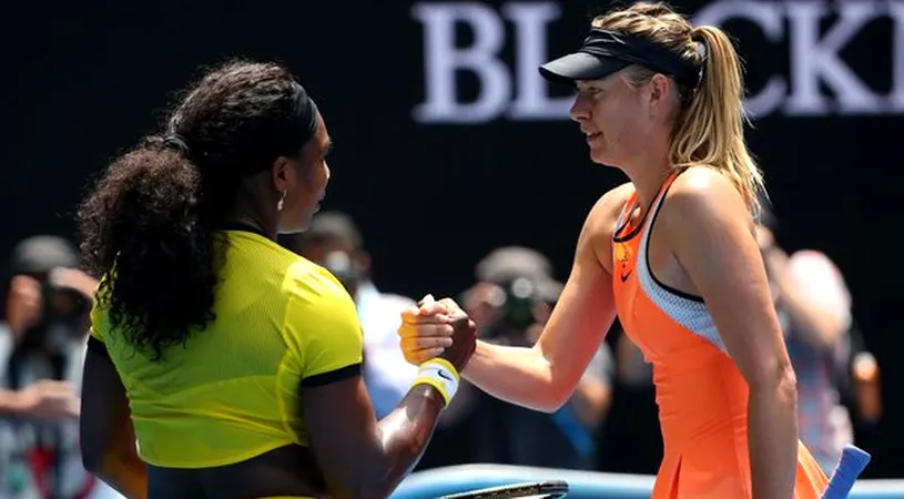 Maria Șarapova a impresionat-o pe Serena Williams. Ce a declarat după ce a aflat că rusoaica a fost depistată pozitiv