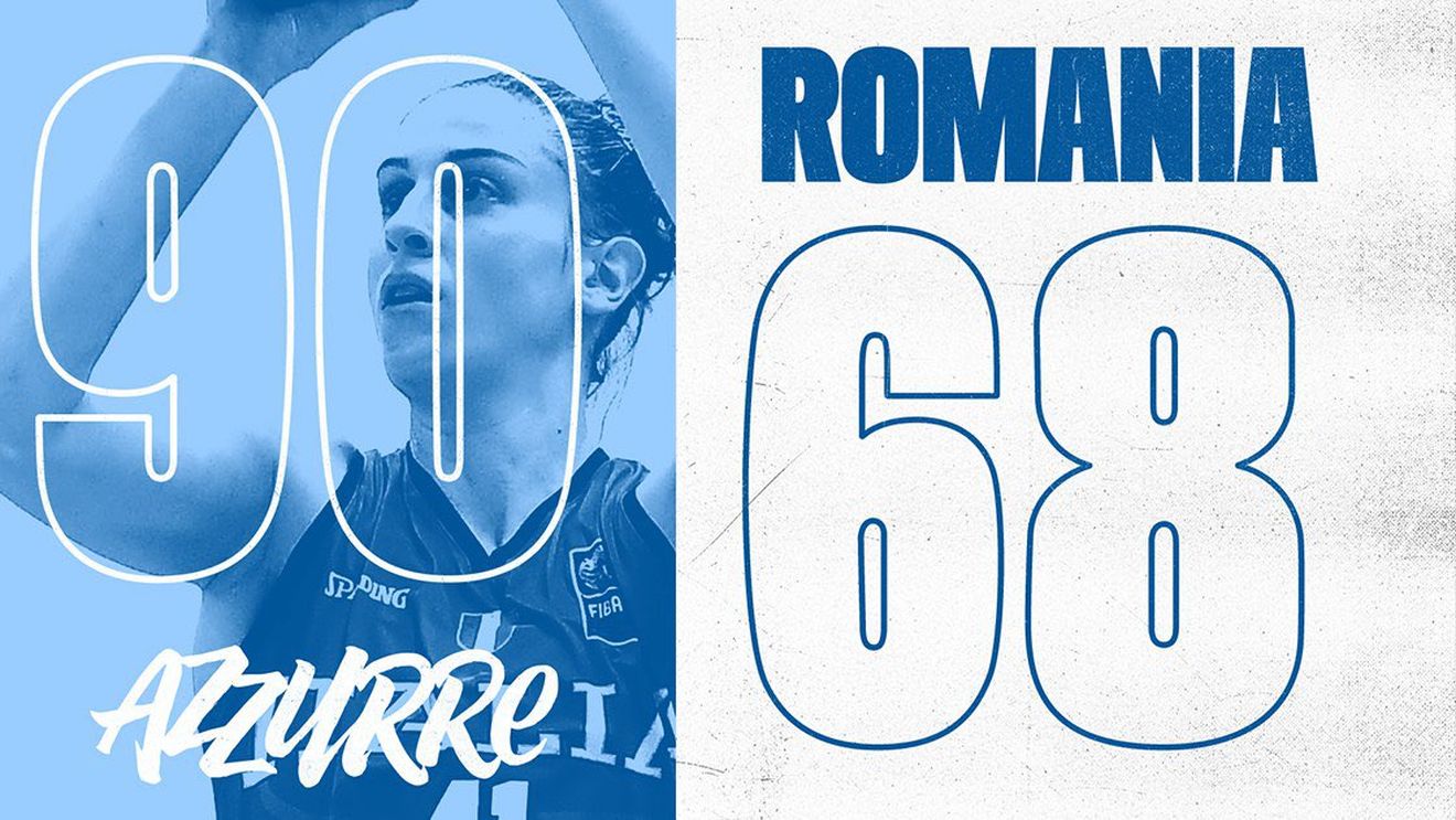 Eșec dureros pentru naționala feminină de baschet, scor 68-90 cu Italia. Duminică urmează meciul cu Danemarca