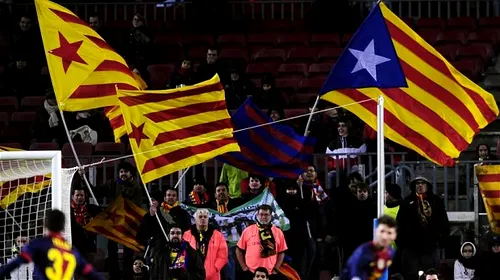 Problemă delicată înaintea finalei Cupei Regelui Spaniei. Guvernul a interzis steagul catalan, președintele Barcelonei vrea să ia o decizie extremă