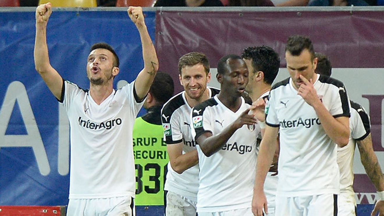 Trăiesc periculos și în 2016! Astra - CFR Cluj 2-2. Liderul a revenit de la 0-2 și a smuls egalul la ultima fază
