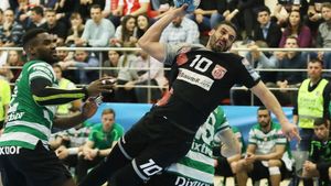 Dinamo a învins la Lisabona! Formația din Ștefan cel Mare este la 60 de minute de o performanță excepțională pentru handbalul românesc, calificarea în optimile de finală ale Ligii Campionilor