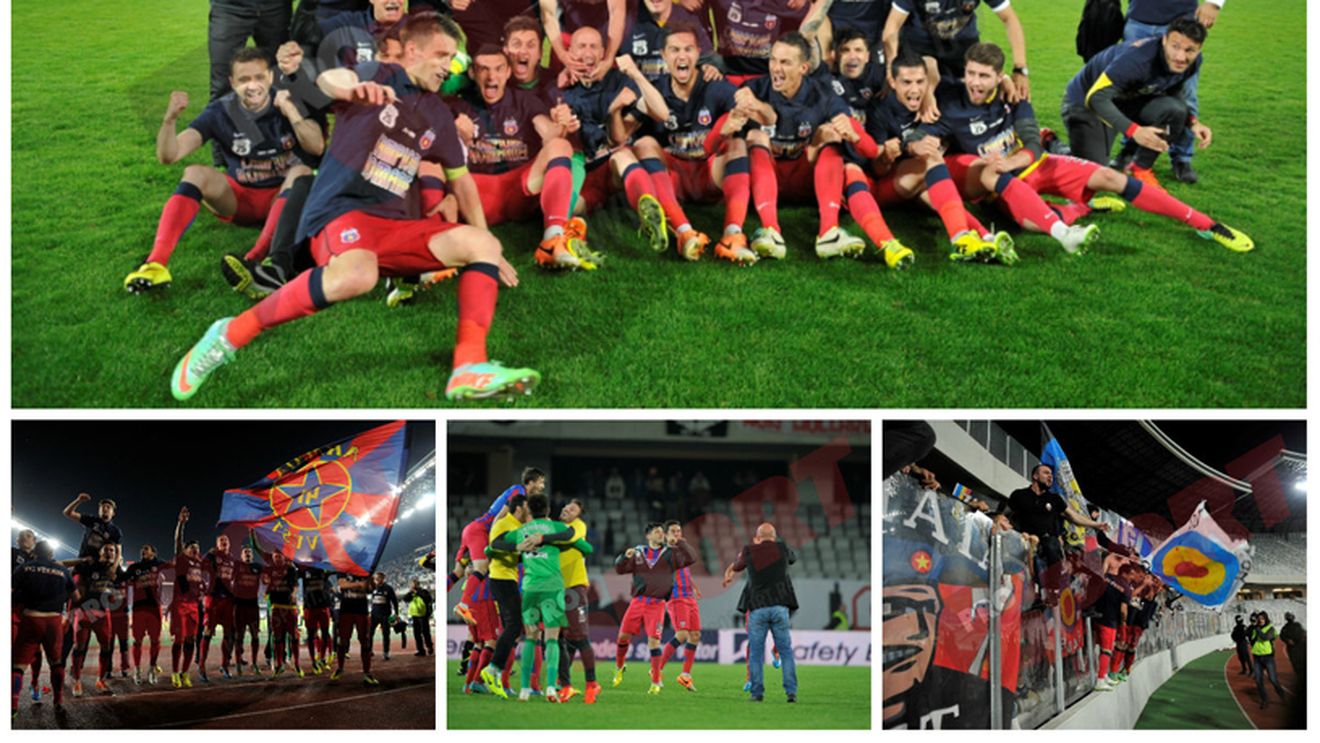 "U" Cluj - Steaua 0-1. Lecția de istorie, pagina 25. Steaua este matematic campioană
