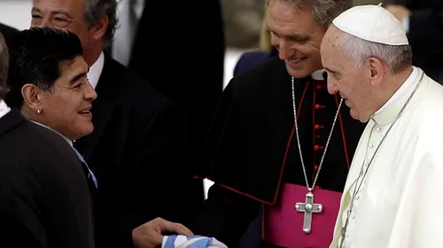 Papa Francisc, elogiu pentru Diego Maradona: „A fost un poet pe gazon” + Pe ce post a evoluat Suveranul Pontif în copilărie