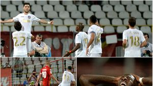 Cod roșu în Ștefan cel Mare. Dinamo - CFR 0-2. Echipa lui Mircea Rednic a terminat meciul în 8 oameni. Feussi, Filip și Matei au fost eliminați de Radu Petrescu