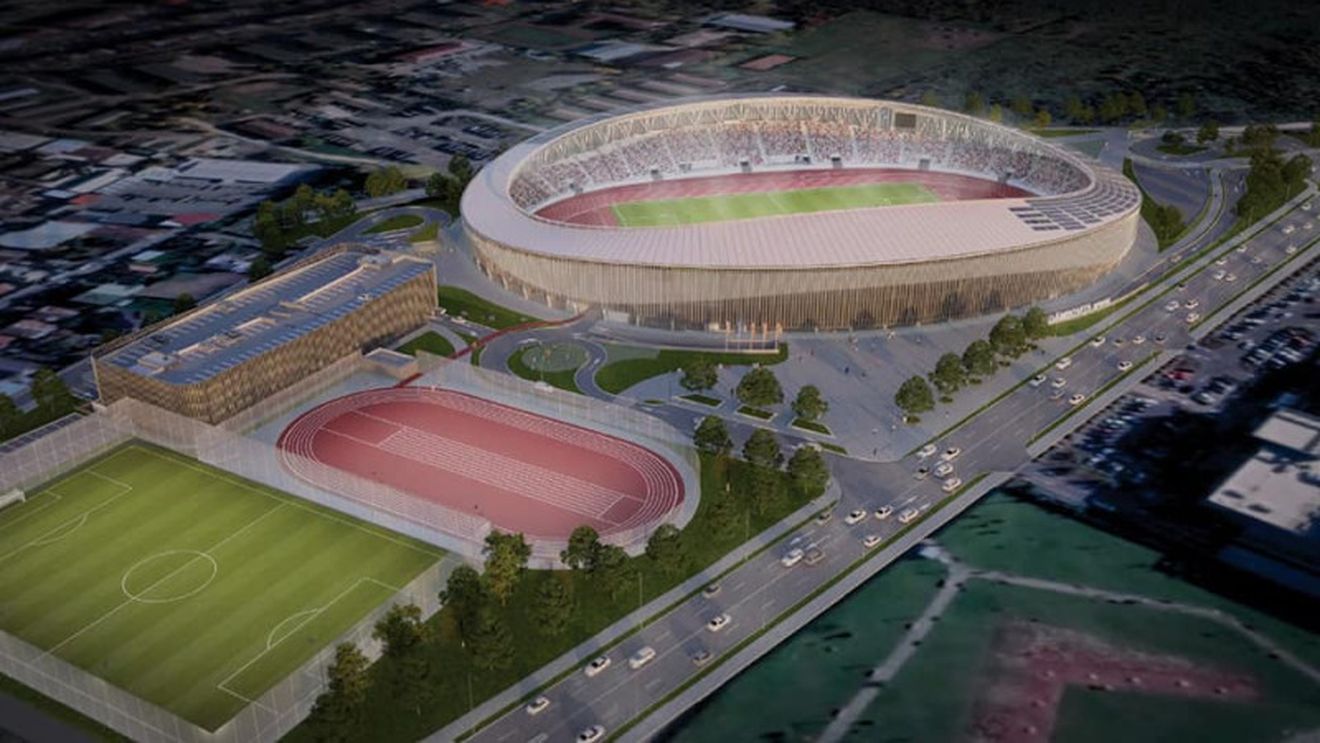 E gata bijuteria de 85.000.000 de euro din oraşul istoric al României. Se montează acoperişul la noul stadion