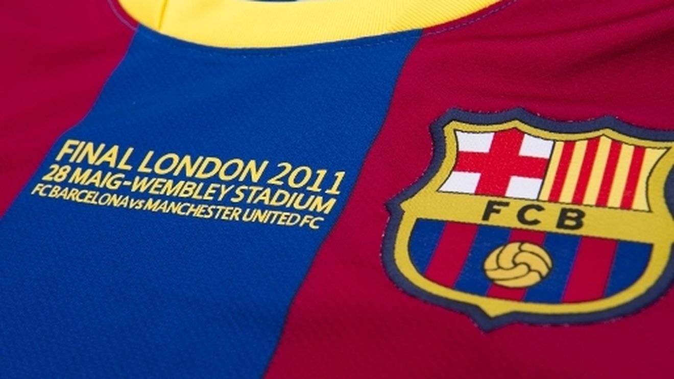 FOTO** Așa vor arăta tricourile BarÃ§ei în finala cu Manchester