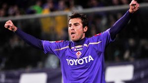 Mutu, după primul gol de la revenire: "Îl dedic fanilor Fiorentinei!"