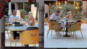 Noul lider al Rapidului e băiat de casă. Denis Ciobotariu, filmat alături de frumoasă lui iubită, la restaurant. EXCLUSIV