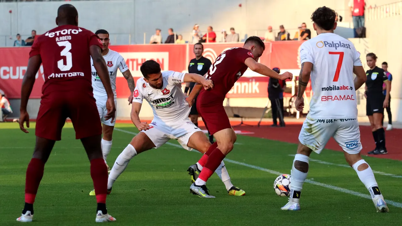 FC Hermannstadt - CFR Cluj 0-0, în etapa 10 din Superliga. Remiză albă la Sibiu