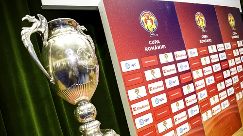 Programul semifinalelor Cupei României