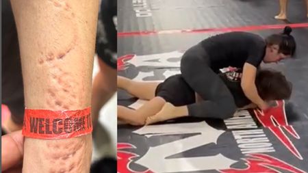Și-a mușcat adversara de mână! Scene incredibile în timpul unei competiții de arte marțiale