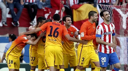 Atletico Madrid – FC Barcelona, scor 1-2, în campionatul Spaniei