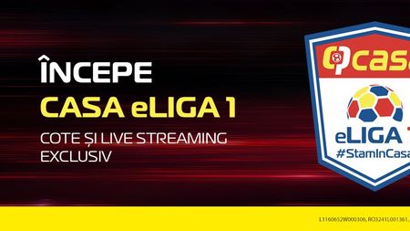 Liga 1 e din nou în ofertă! Pariezi pe derby-urile din Casa eLiga FIFA 20