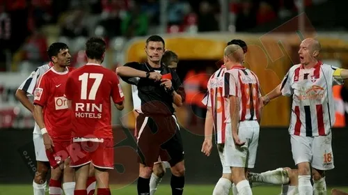 EXCLUSIV Andrei Cristea poate juca cu Steaua! I-a fost anulat cartonașul roșu primit cu Oțelul!