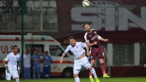 CS U Craiova obține primul succes după șapte etape și aruncă în aer Giuleștiul! Săndoi: "Sper ca Rapid să se salveze" Ce spune despre incidentele de la final