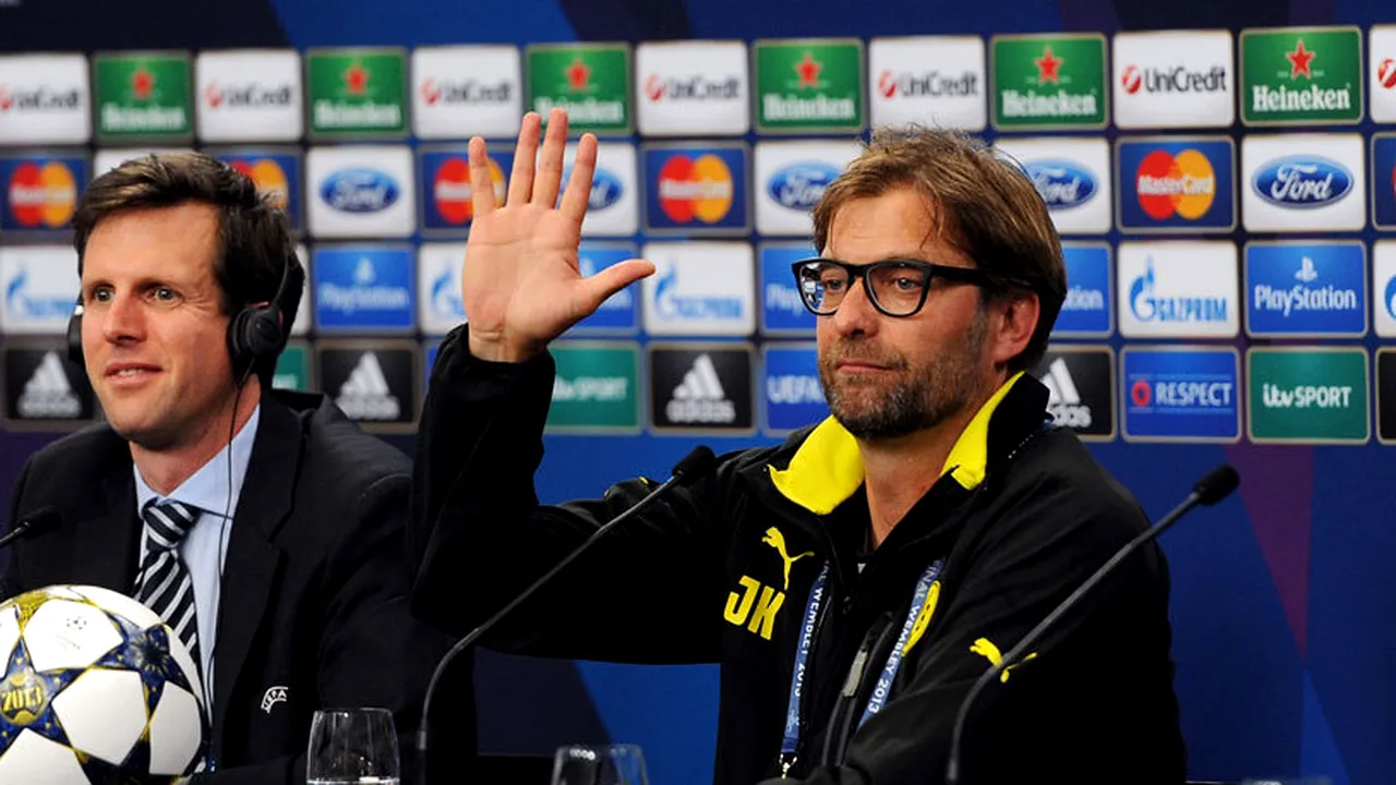 Klopp a făcut spectacol înainte de finală: 