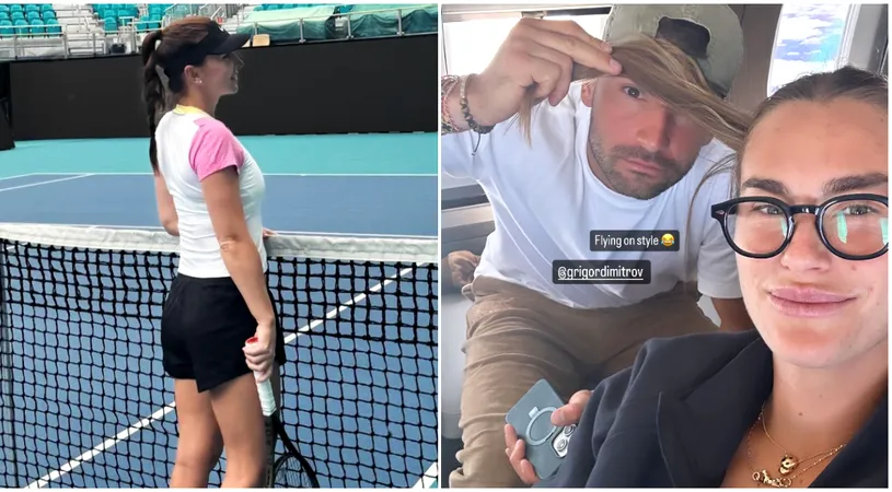 Aroganța făcută de Aryna Sabalenka înaintea întâlnirii cu Simona Halep de la Miami! A doua jucătoare din WTA, alături de Grigor Dimitrov la bordul unui avion privat de lux. FOTO