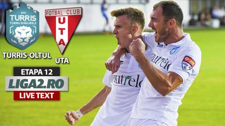 Remiză între Turris și UTA și liderul din Liga 2 pierde primele puncte în acest sezon pe teren propriu. Echipa lui Florin Bratu a egalat după ce arădenii au rămas în 10