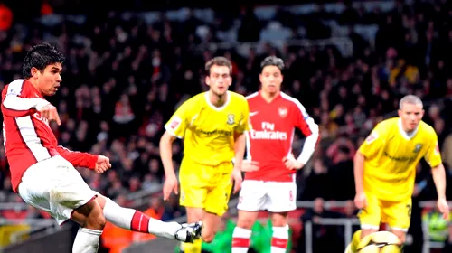 VIDEO / „Dublă” pentru Eduardo la revenirea în tricoul lui Arsenal!