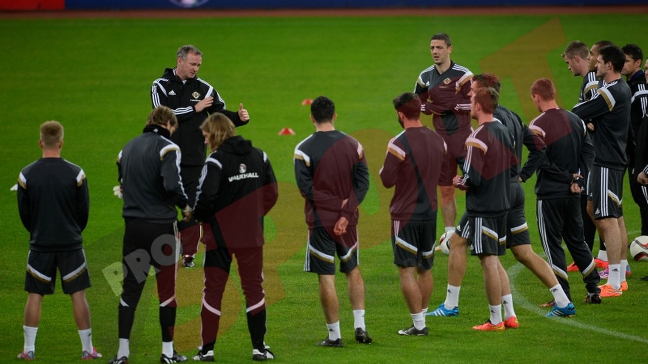 Nord-irlandezii, plini de respect înainte de disputa cu România: "Întâlnim cea mai puternică echipă a grupei". FOTO | Antrenamentul lui McAuley&Co