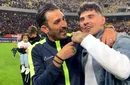 Moment de tandrețe între Elias Charalambous și Florinel Coman, după ce FCSB a devenit campioană! Gestul antrenorului față de vedeta lui Gigi Becali. VIDEO