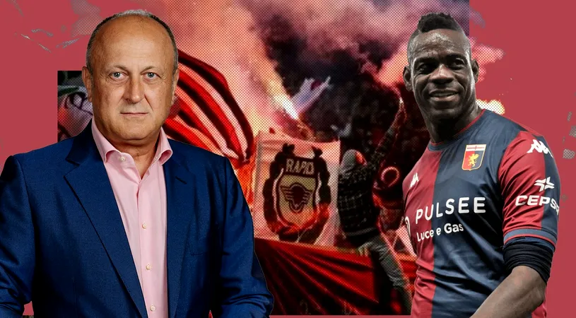 Fanii Rapidului îl așteaptă pe Mario Balotelli în Giulești după ce Dan Șucu a ajuns patron în Serie A: „Ar fi super! Să vină și pentru un amical”. Ce zic despre lupta pentru titlu din Superliga. VIDEO EXCLUSIV