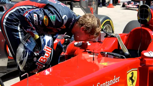 Vettel a făcut primele tururi de pistă cu un monopost Ferrari