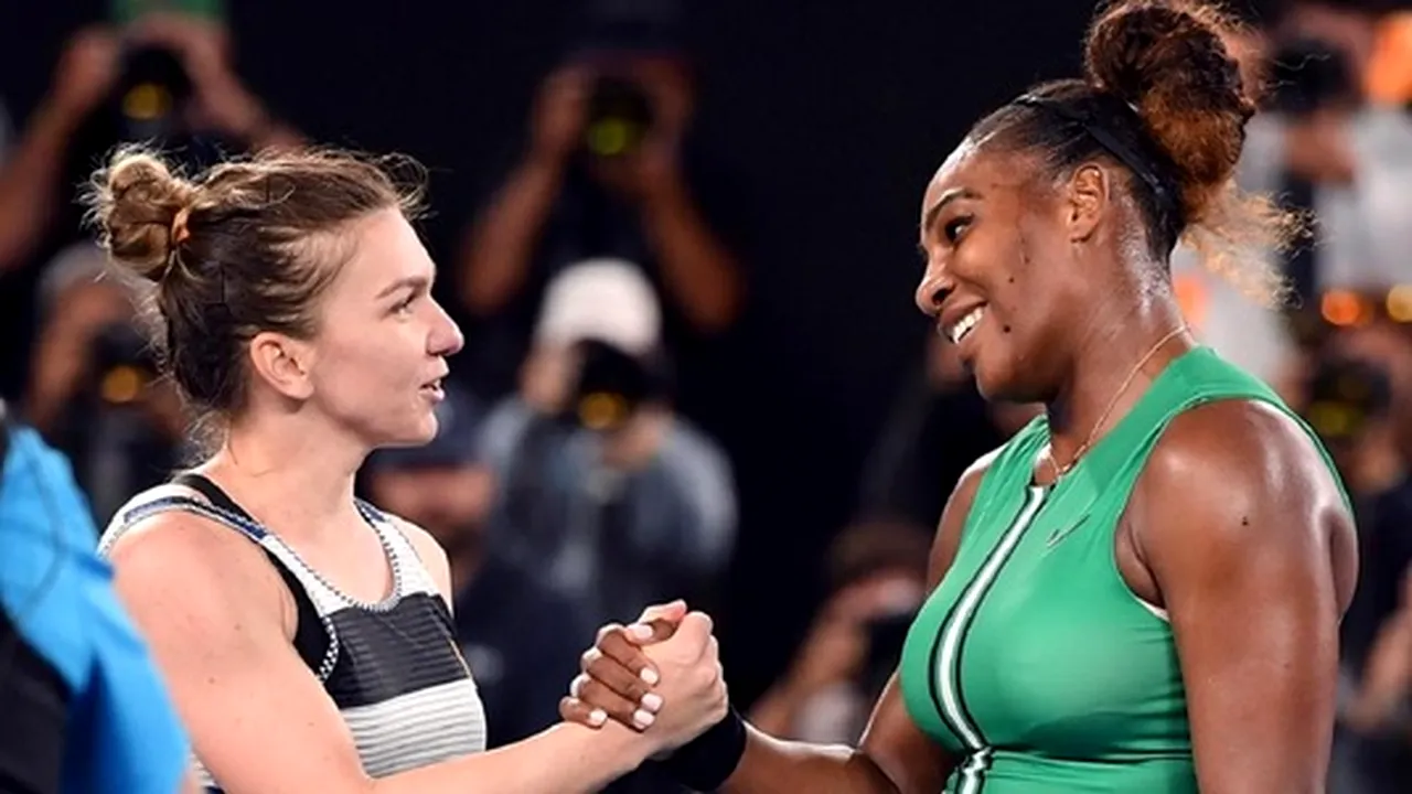 Cine transmite la TV meciul Simona Halep - Serena Williams, din sferturile Australian Open
