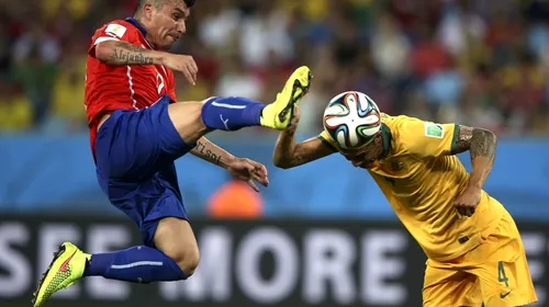 Inconstanța sud-americanilor, aproape să fie taxată decisiv de Socceroos. Chile – Australia 3-1 și Alexis așteaptă Spania