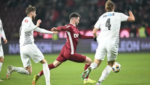 CFR Cluj - Csikszereda 3-1, în etapa 20 din Superliga. Echipa din Gruia e la 2 puncte de FCSB, după hat trick-ul lui Cordea!
