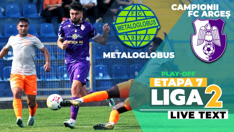 Argeșul pierde după 18 meciuri și-și amână promovarea în prima ligă. Metaloglobus obține prima victorie în play-off și își consplidează poziția de baraj
