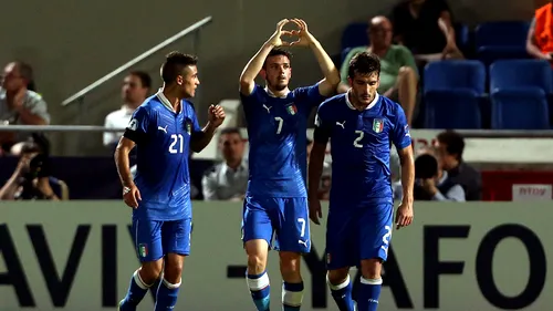 Italia, în semifinalele Campionatului European de tineret după ce a trecut de Israel cu 4-0