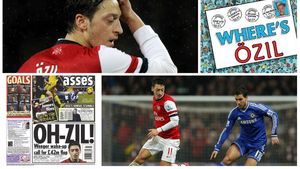 "Unde e Ã–zil?" Mijlocașul german, numit "țeapa anului" de presa engleză