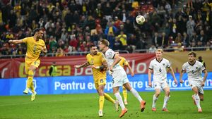 Cum a reacționat Gică Hagi după golul creat de fiul său, Ianis, și de fostul său căpitan, Virgil Ghiță, în România – Austria!