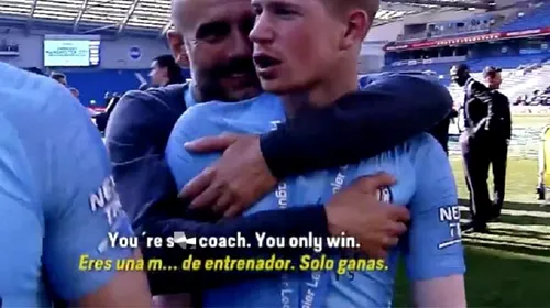 Kevin de Bruyne, mesaj incredibil pentru Guardiola: „Ești un antrenor de rahat, doar câștigi!” VIDEO | Pep nu a înțeles și l-a pus să repete