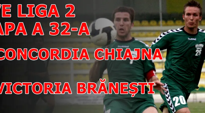 Concordia Chiajna - Victoria Brănești 0-1