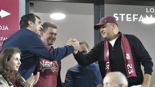 Apariție neașteptată în Giulești! Afaceristul care a refuzat-o pe Dinamo, surprins la Rapid - CFR Cluj | FOTO EXCLUSIV