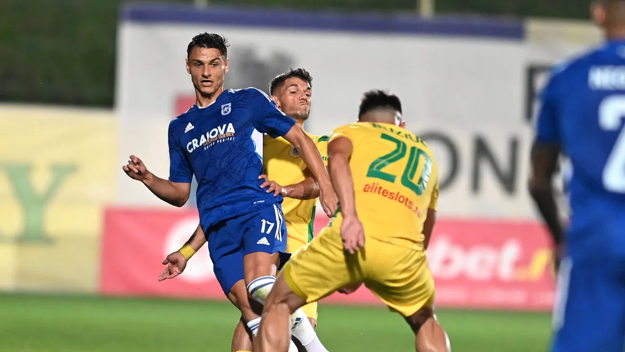 CS Mioveni - FC U Craiova 2-2. Oltenii rămân în afara zonei de play-off | VIDEO