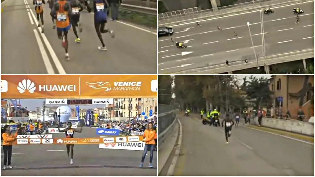 Incredibil! Un necunoscut a câștigat Maratonul de la Veneția după ce grupul alergătorilor profesioniști africani a greșit traseul. Faniel e primul italian care câștigă cursa în ultimii 22 de ani I VIDEO