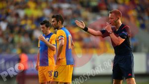 FOTO | Mutu și-a personalizat ghetele pentru noul sezon. "Briliantul" a jucat pentru prima oară cu ele în partida de joi, cu Flamurtari 