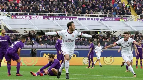 Fiorentina și AC Milan au încheiat anul cu o remiză. Pioli l-a lăsat în afara lotului pe Ianis Hagi