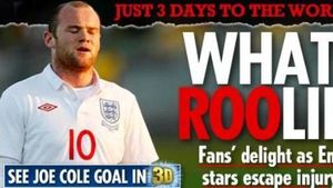 Efectul "vuvuzela"?** Rooney, atac la arbitru: "F... You ref"