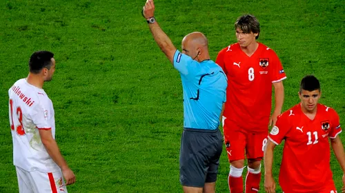 Arbitrul Webb, eroul meciul Austria-Polonia