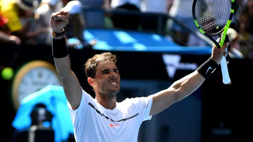 Fără emoții! Nadal s-a calificat în turul al treilea de la Australian Open după o victorie clară cu Baghdatis. Pentru Rafa urmează primul test adevărat