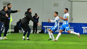 Universitatea Craiova - CFR Cluj 1-0. Houri a adus calificarea în optimi cu un gol superb