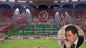 Dinamoviștii pregătesc infernul pentru meciul cu Steaua. VIDEO | "Mister" Dinu în rolul lui Morgan Freeman: "Tu, câine, ți-ai luat bilet la derby?"