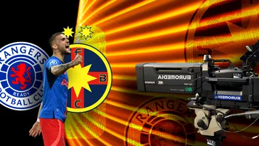 Cine transmite la TV Rangers – FCSB