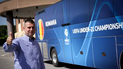 România U21 la EURO 2019 | Cine este șoferul echipei naționale pe durata turneului final